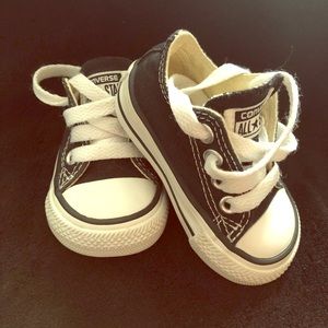 Toddler converse black/white